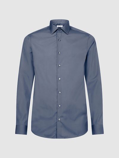 Calvin Klein Ruhák HU069291 | Calvin Klein Fitted Férfi Ing MélySzürke